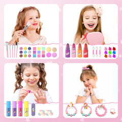PERRYHOME Kids Makeup Set-nail-polish: non-toxic polish with quick wash-off streak-free color.