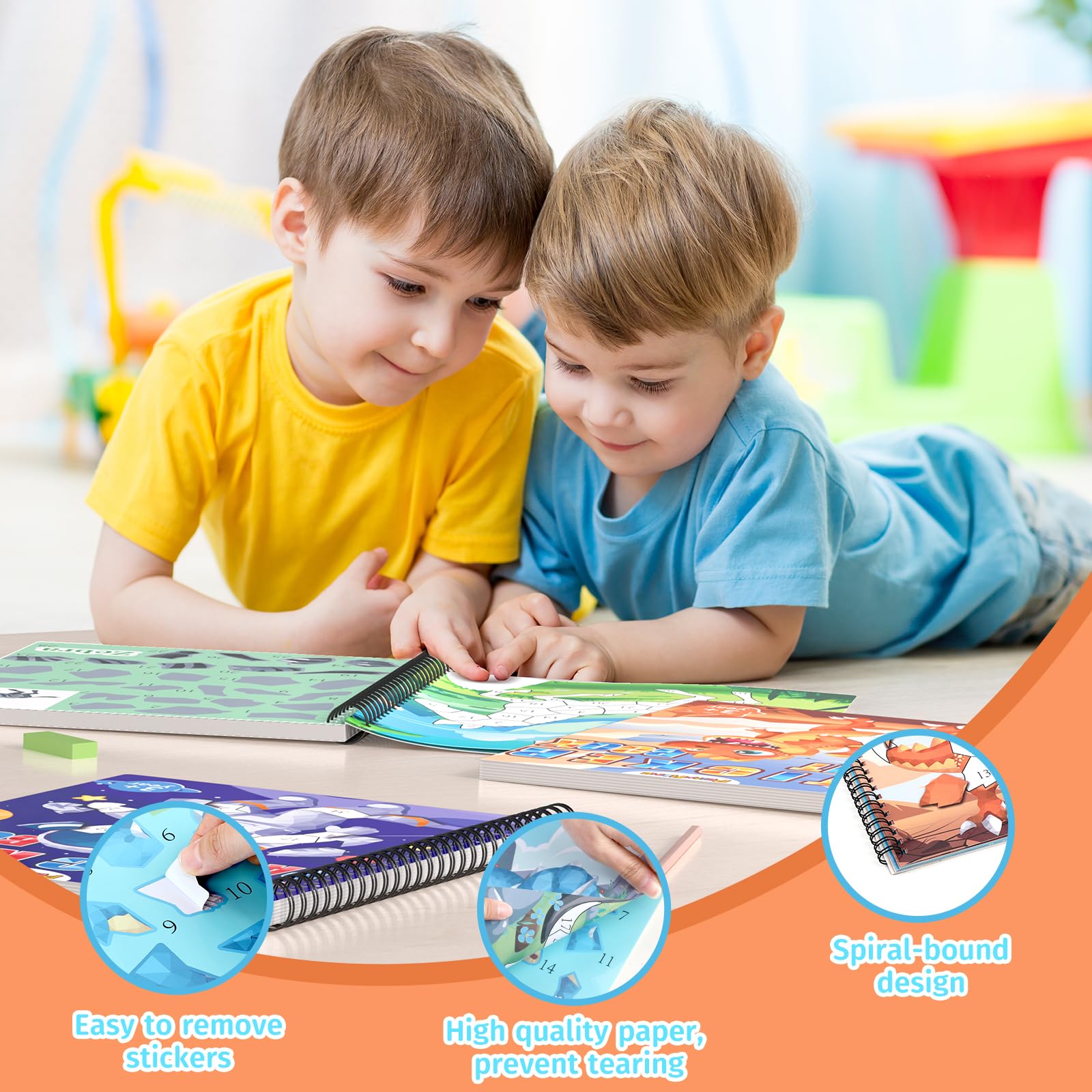 PERRYHOME side-by-side layout keeps stickers aligned for quick decorating