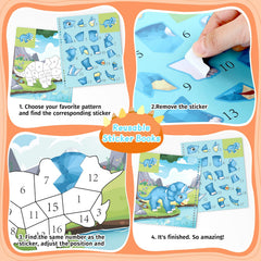 PERRYHOME space sticker activities foster focus and creative storytelling for kids