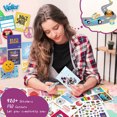 PERRYHOME stickers and cutouts show vibrant variety for expressive wall layouts.