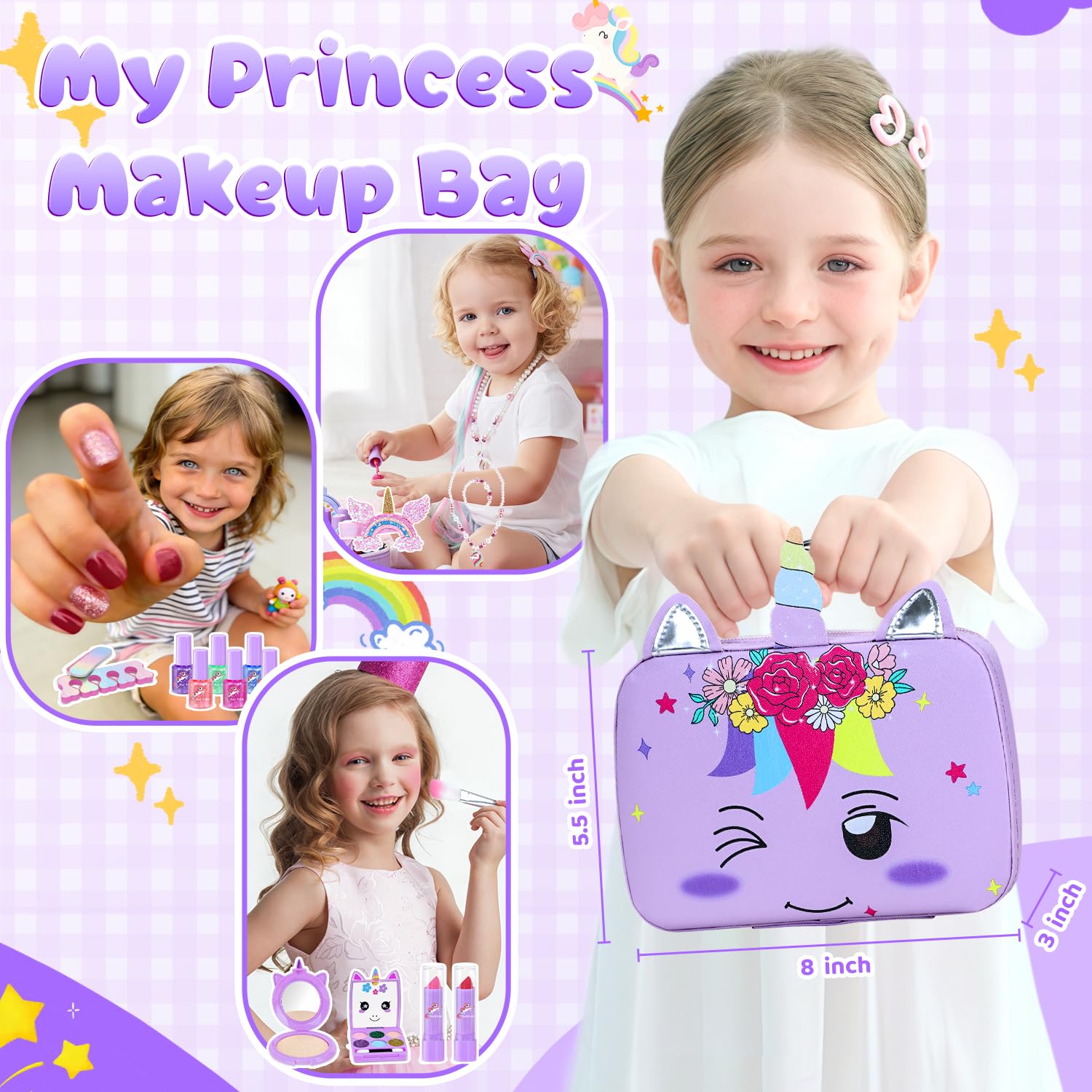 PERRYHOME water-based nail polish suitable for kids' nails.