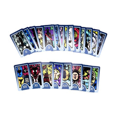 Rigid matte linen box designed for Persona 5 tarot deck storage