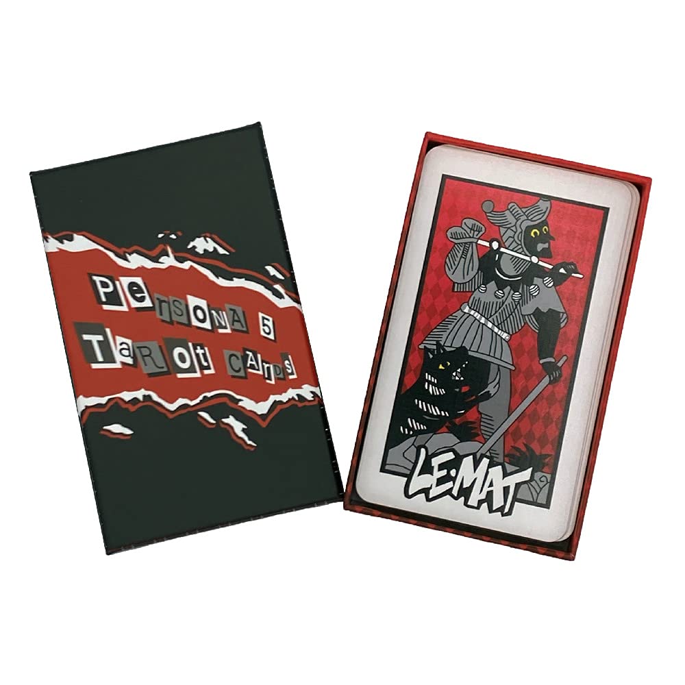Persona 5 Royal Tarot box, rigid matte finish for display and protection.