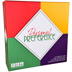 Personal Preference board game box front showing updated edition packaging for family play.