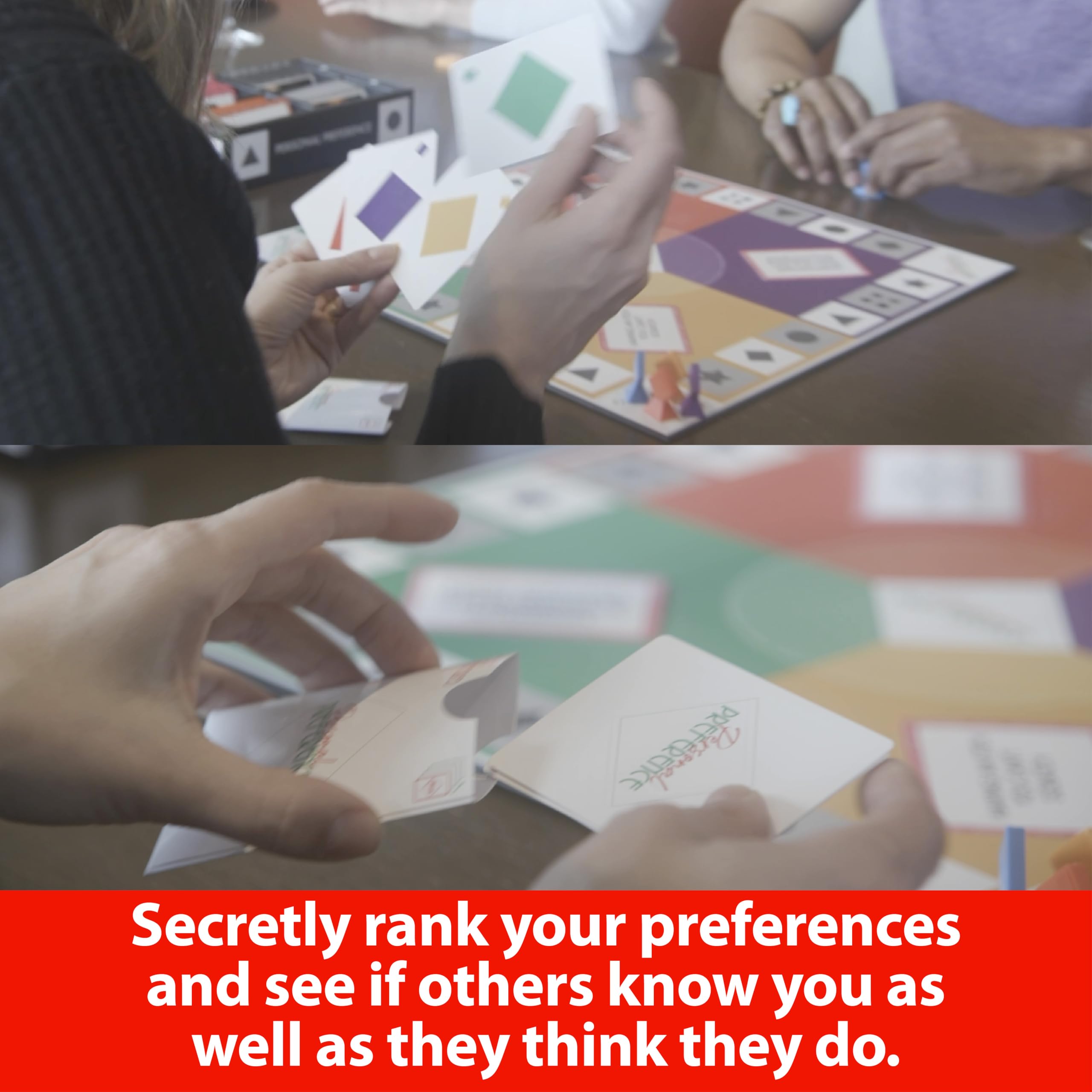 People of various ages gathered for 2–12 players in a team setting enjoying Personal Preference.