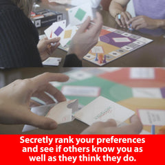 People of various ages gathered for 2–12 players in a team setting enjoying Personal Preference.