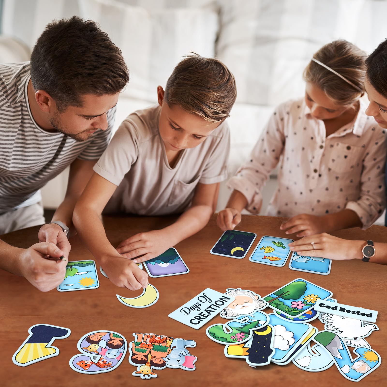 Peryiter Creation Story felt board DIY craft use sparks creativity.