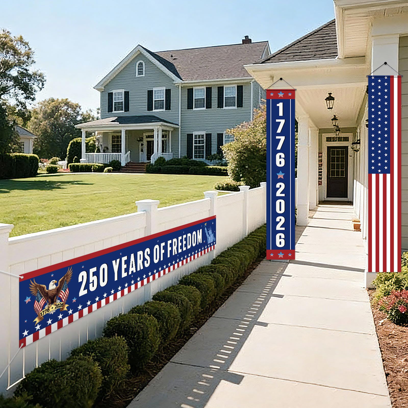 Peryiter door banner for quick home display