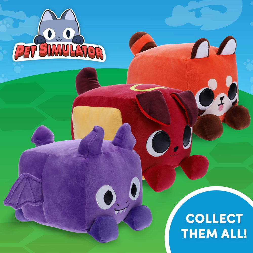 Official PhatMojo license confirms authentic Pet Simulator branding on the plush.