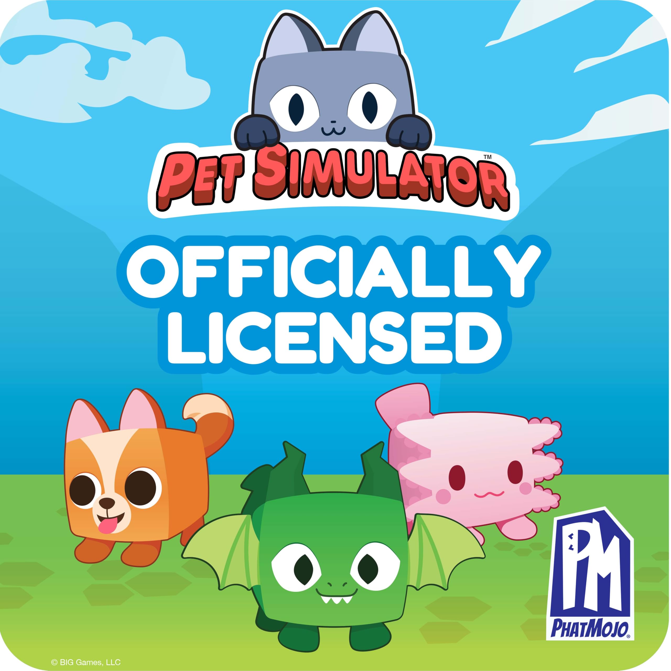 Pet Simulator includes individual pet name tag for personalization.