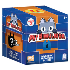 Pet Simulator Mystery Pet Treasure Plush Series 2 4-inch display-ready with premium metallic fabric.