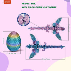 PETBSNVB Easter egg dragon surprise, ideal Easter basket gift.