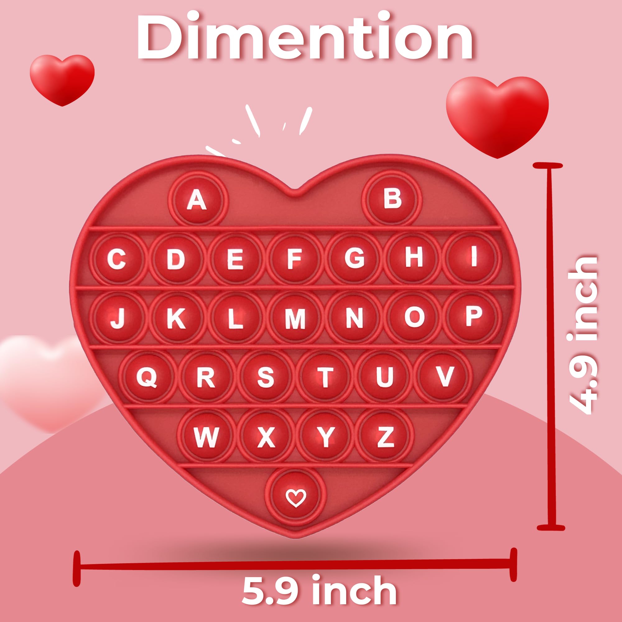 PETBSNVB valentines sensory toy for focus and classroom fun.