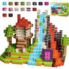 Petenjoy magnetic blocks cubes promote creative play and fine motor skills.