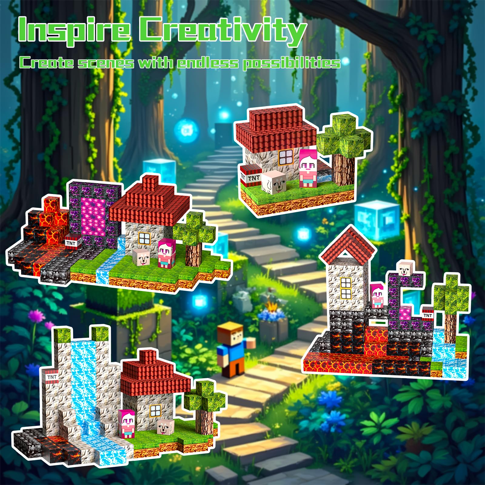 Petenjoy doors and windows enhance storytelling and play architecture.