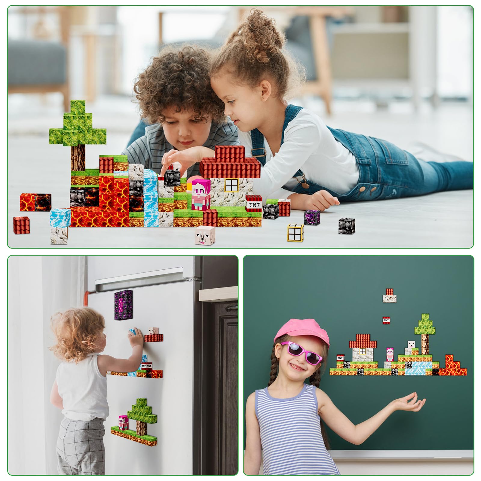 Petenjoy magnetic play on metal surfaces expands placement options.