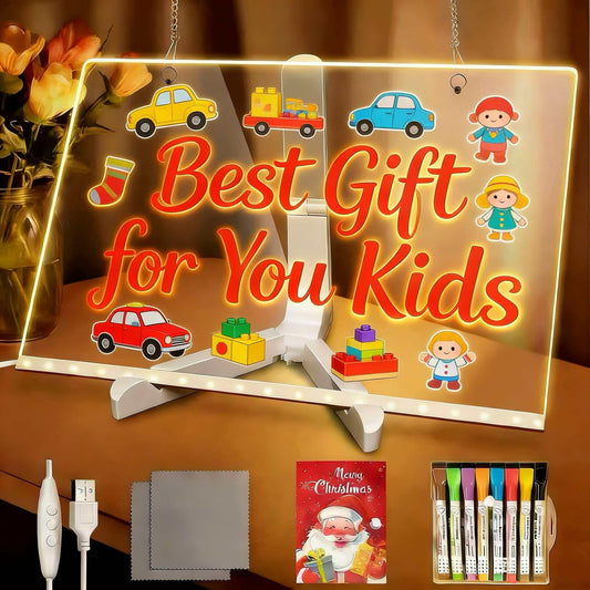 PetPalace LED drawing board 12x8 front view with bright glow for tracing