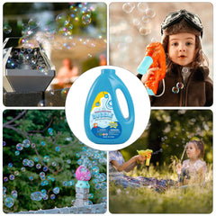 Petrella bubble gun refill compatible with most bubble machines