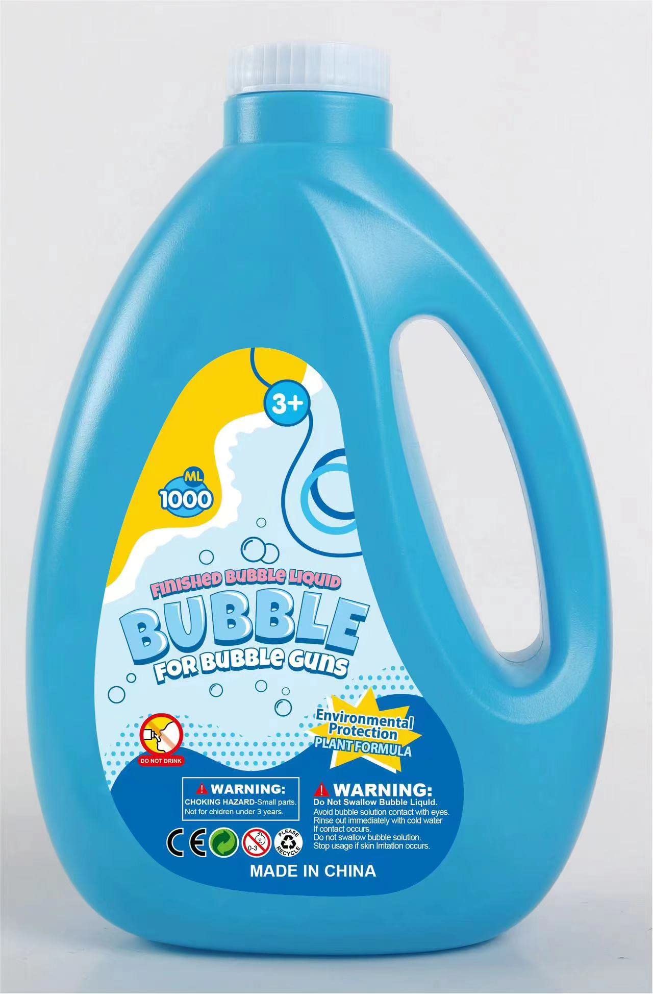Petrella bubble refill bottle for easy one-handed filling and extended play