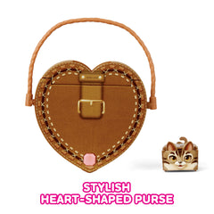 Pets 2 Love Luna cozy hideaway moment in heart purse