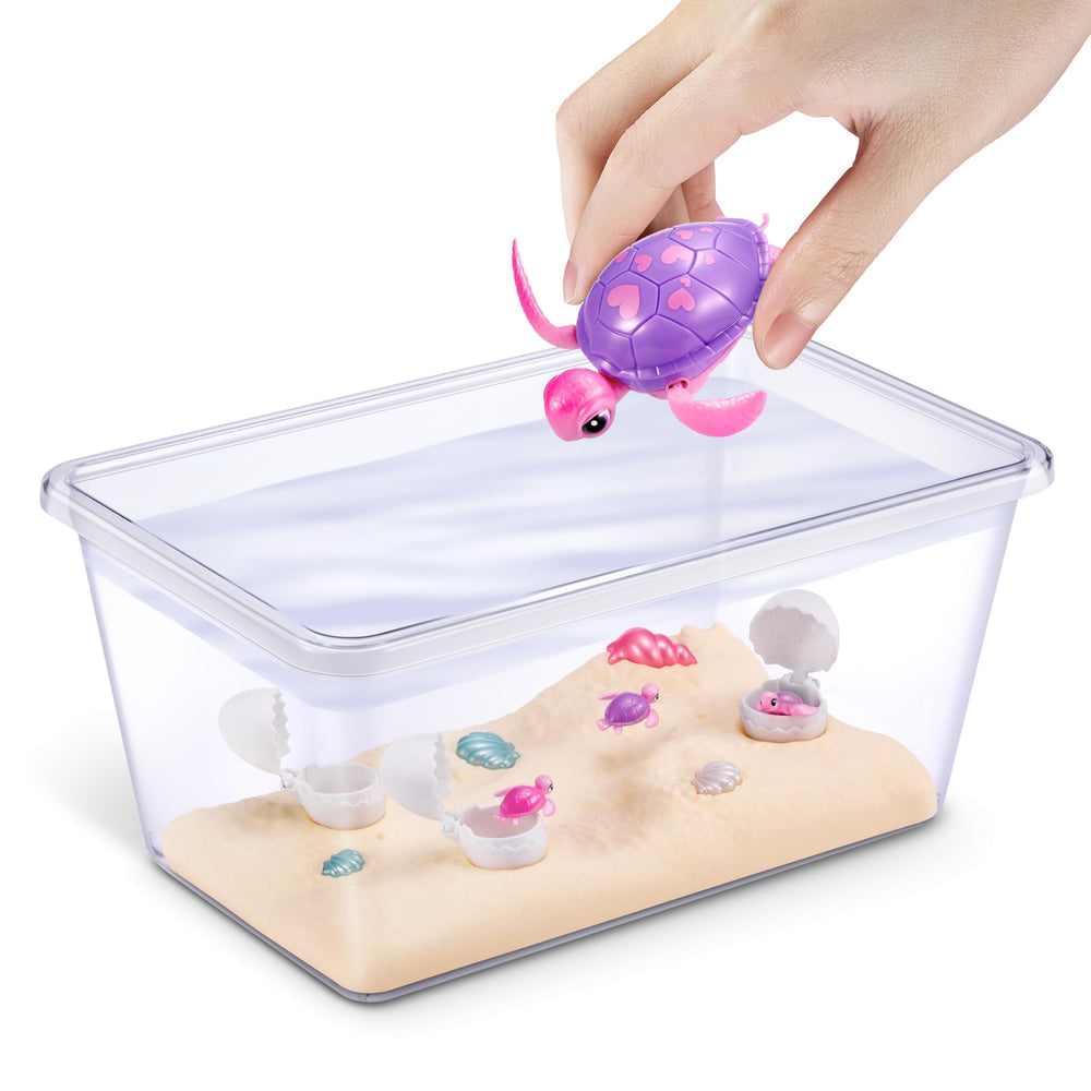 Pets Alive Mommy Turtle Surprise hatchlings emerge, perfect for imaginative play.