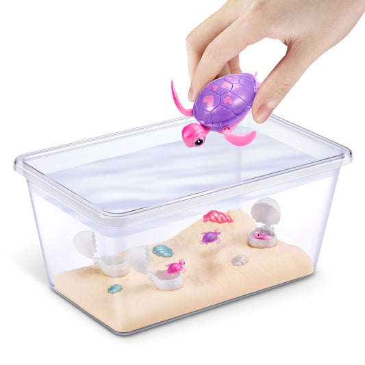 Pets Alive Mommy Turtle Surprise hatchlings emerge, perfect for imaginative play.