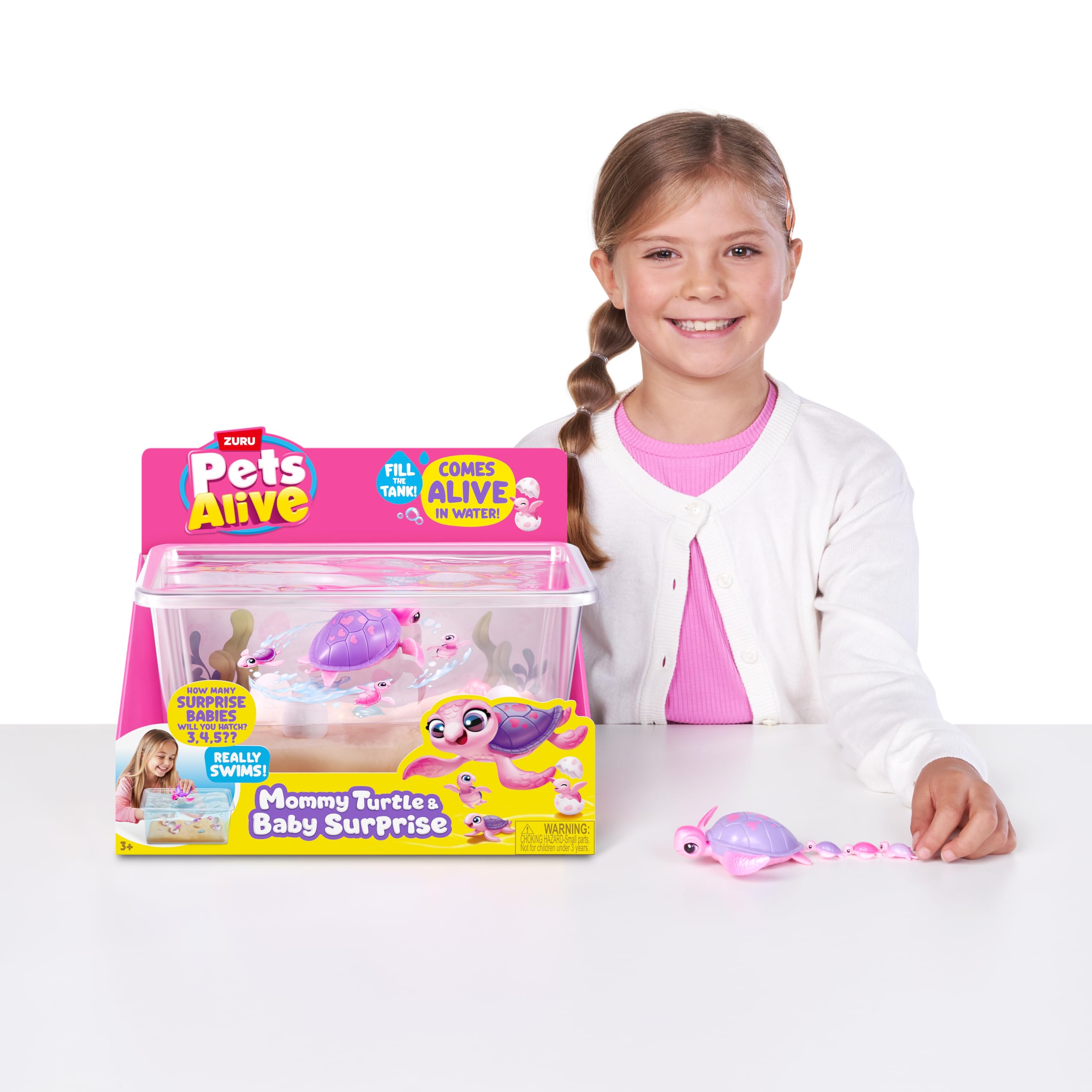 Pets Alive Mommy Turtle Surprise packaging variety may include new or original packaging.
