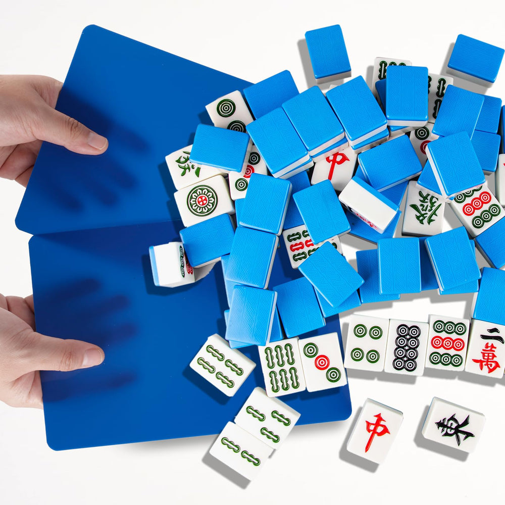 PEUTIER Mahjong Tile Mixer blue packaged display showcases gift-ready item.