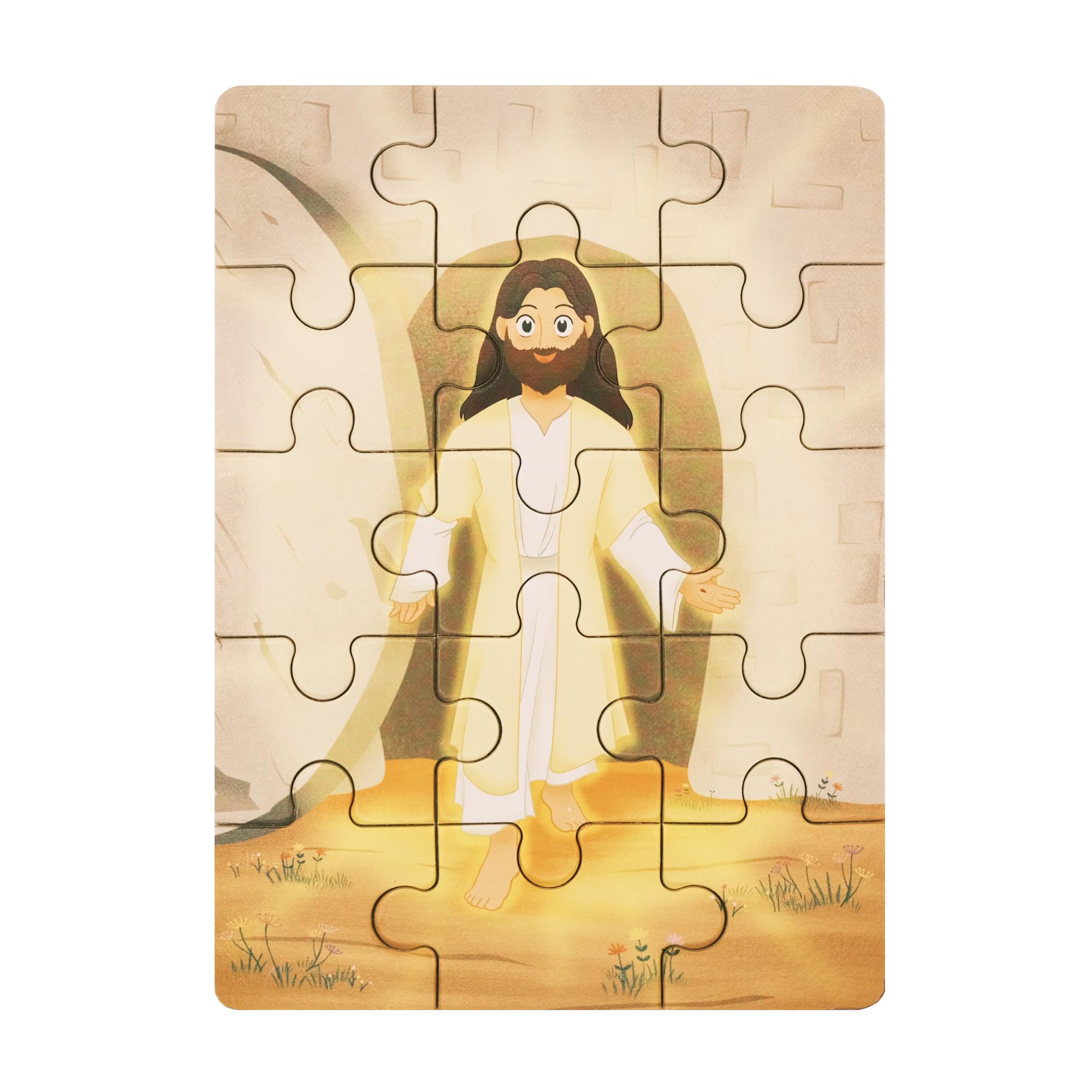 Peyo Pals Bible Puzzles: Detailed imagery keeps kids engaged during playtime