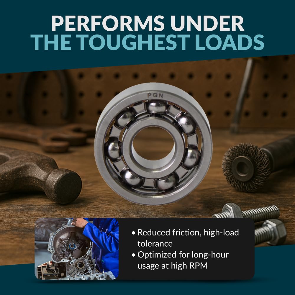 PGN Bearings 34000 rpm capability for fast spins