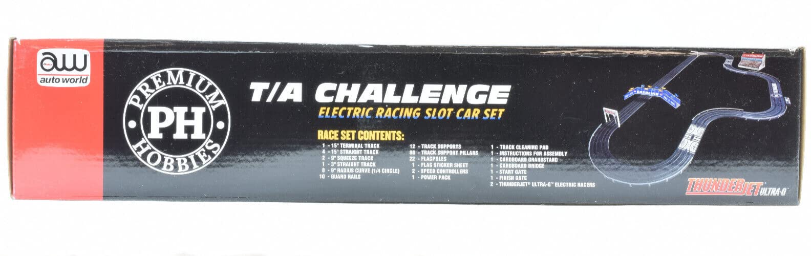 PH Premium Hobbies CP7973 grandstand and start/finish gate enhance race day realism.