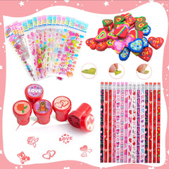 Phaorui valentines stamps close-up for easy stamping and kid-friendly cards