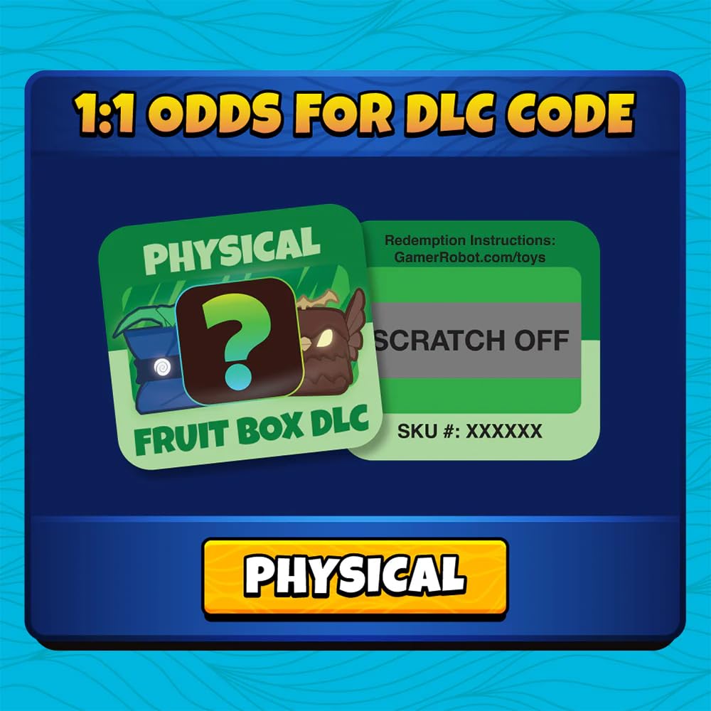 PhatMojo BLOX Fruits plush with DLC card, adds an extra layer of fun for fans.
