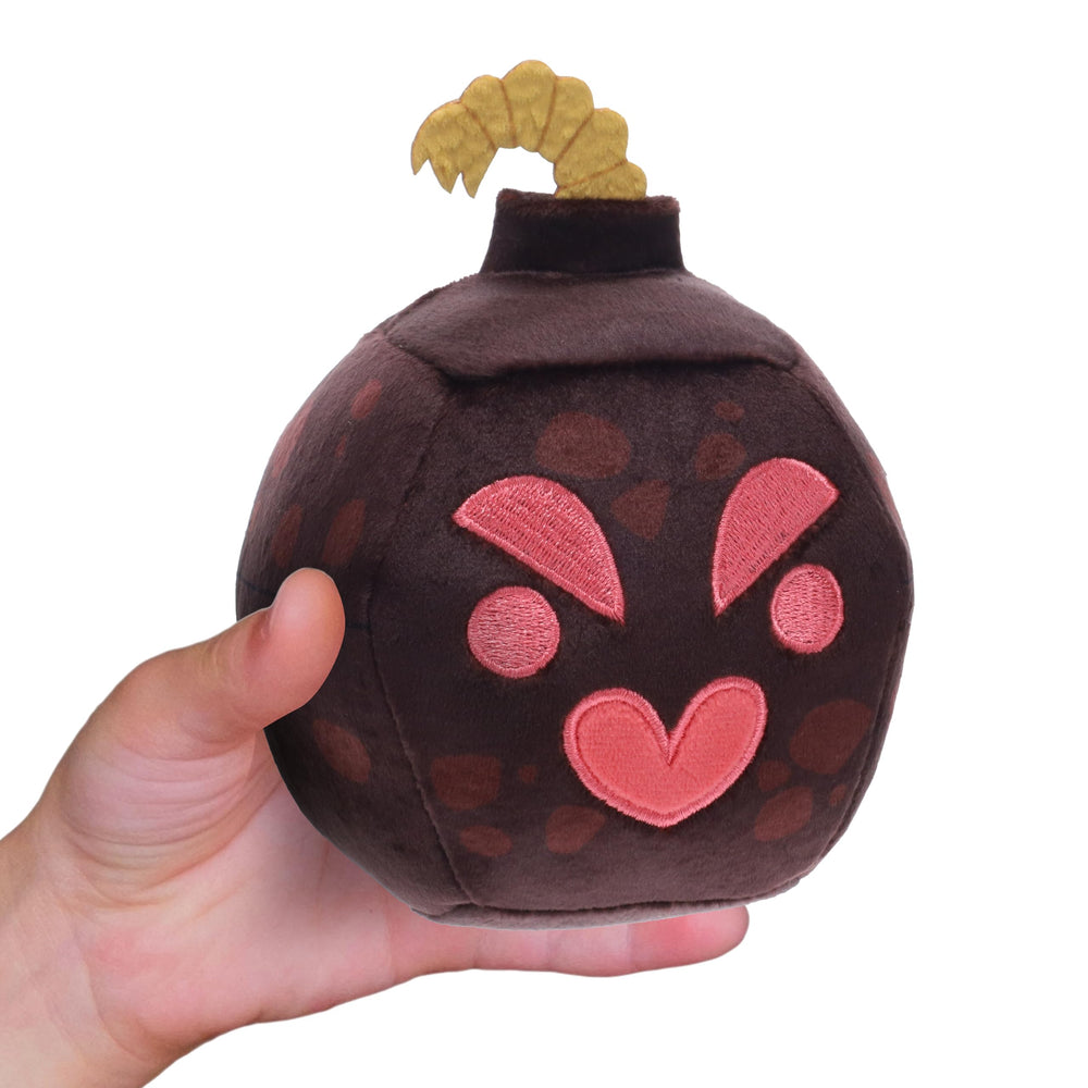 PhatMojo Blox Fruits plush surprise collectible showcases detailed embroidery for fans.