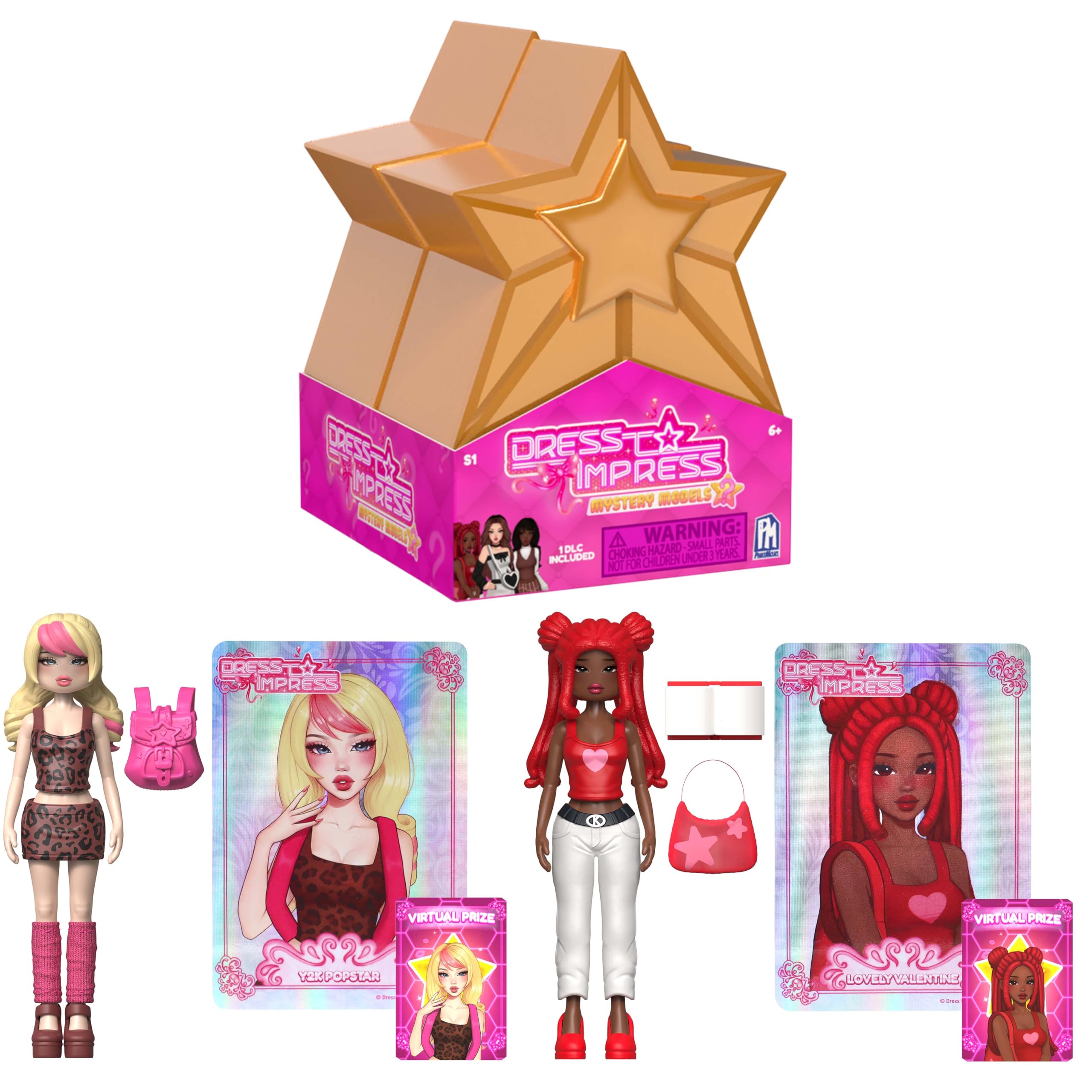 PhatMojo Dress to Impress mystery minifigure, 4-inch tall, ideal for display and collection.