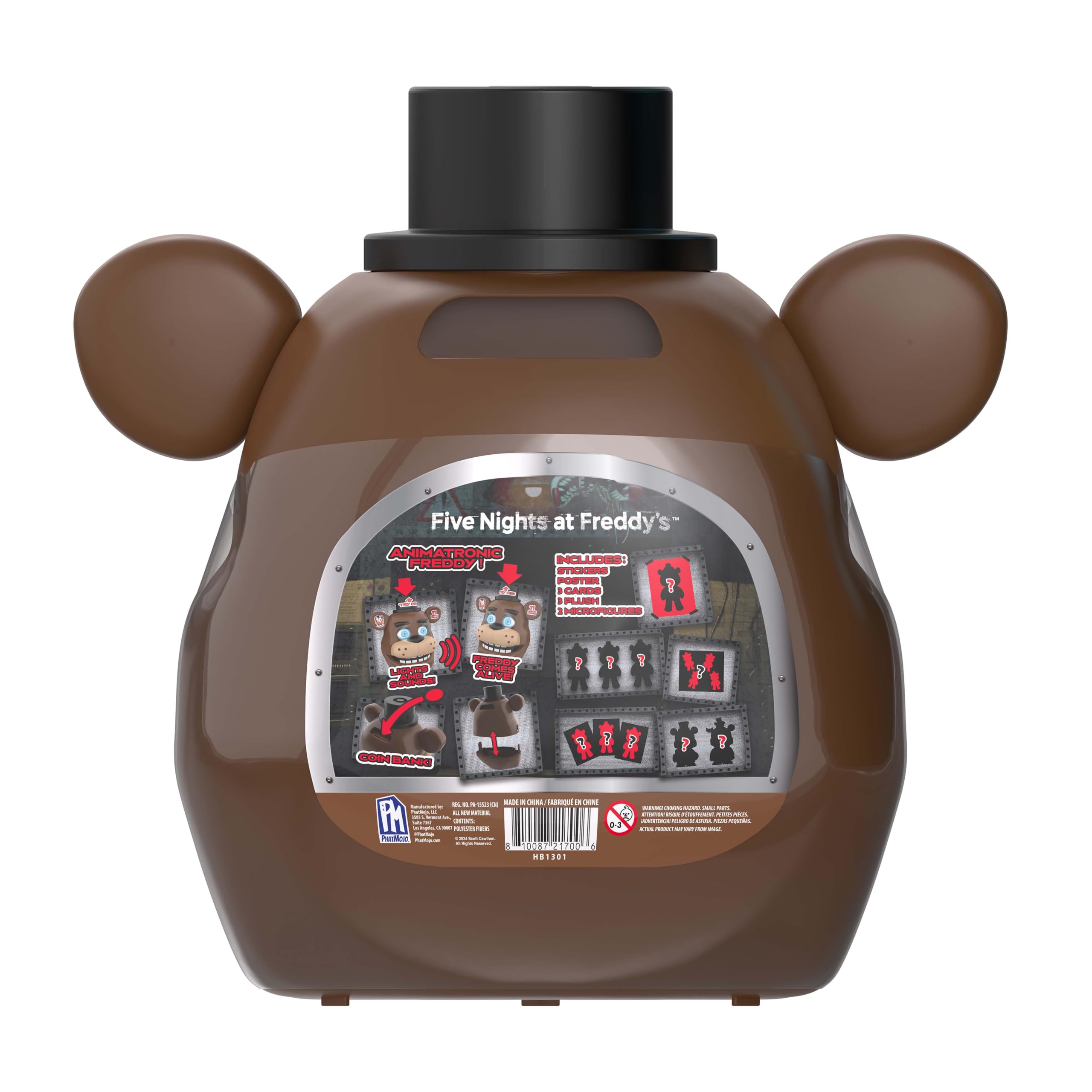 PhatMojo Freddy Fazbear poster and sticker sheet boost room decor