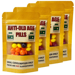 PHawngu 4-pack empty pouch ready for a playful gag gift at a birthday