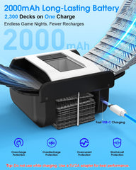 PHENOHERE Two-deck capacity shuffler suited for tournaments