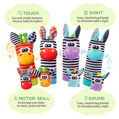 PHEZAPA non-toxic cotton-polyester materials ensure gentle play and safety for babies