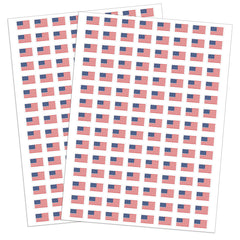 Philbinden patriotic stickers sheet with 2400 pieces for versatile decorations.