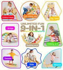 Philnas detachable slide adds dynamic, gentle descent during playtime.