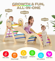 Philnas 3-in-1 climber for versatile, space-saving play and learning.