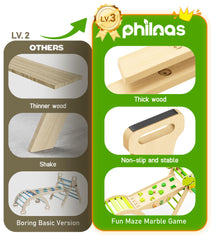 Philnas Pikler triangle climbing arch provides varied climbing challenges.