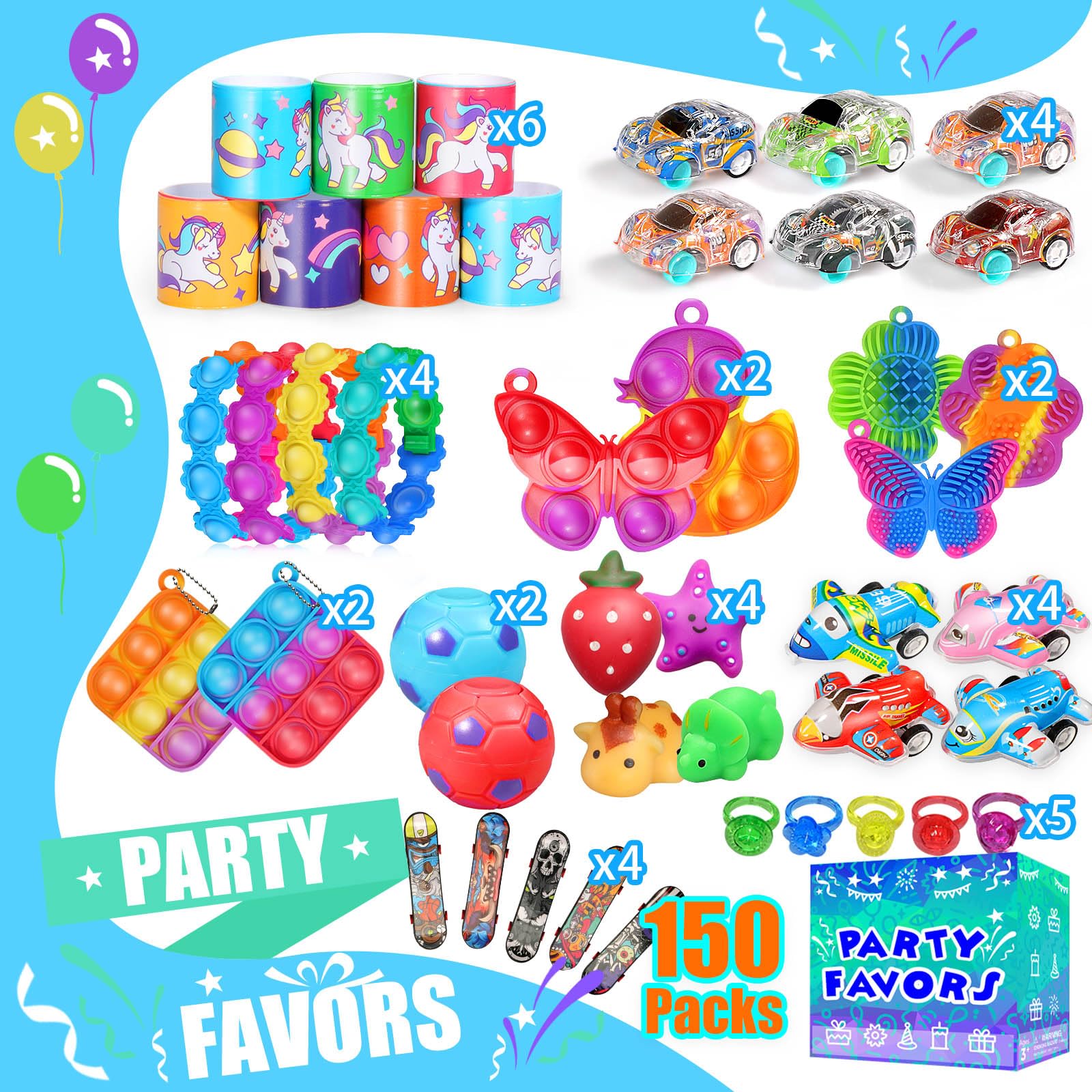 PHIMOTA 18-toy variety set provides diverse choices for rewards and party bags