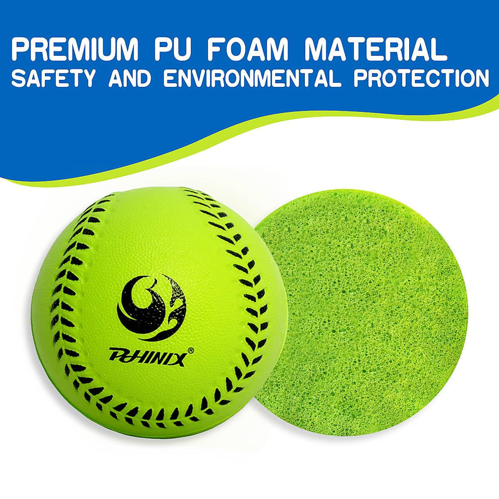 PHINIX foam softball 4-pack ready for indoor and outdoor family play.
