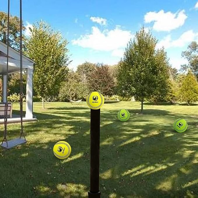 PHINIX foam softball suitable for indoor-outdoor use in gyms or living rooms.