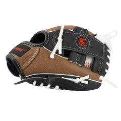 PHINIX Tee Ball Glove with soft Tee ball demonstrates kid-friendly training and protection.