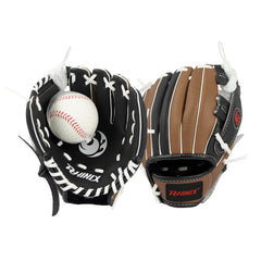 PHINIX Tee Ball Glove texture close-up highlighting premium synthetic leather and comfortable feel.