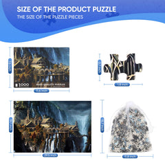Phinli Lord of Rings pieces feature letter labels A to Z for easier sorting.