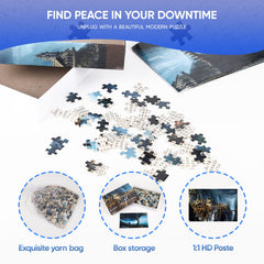 Phinli Lord of Rings puzzle bag keeps pieces organized between sessions.